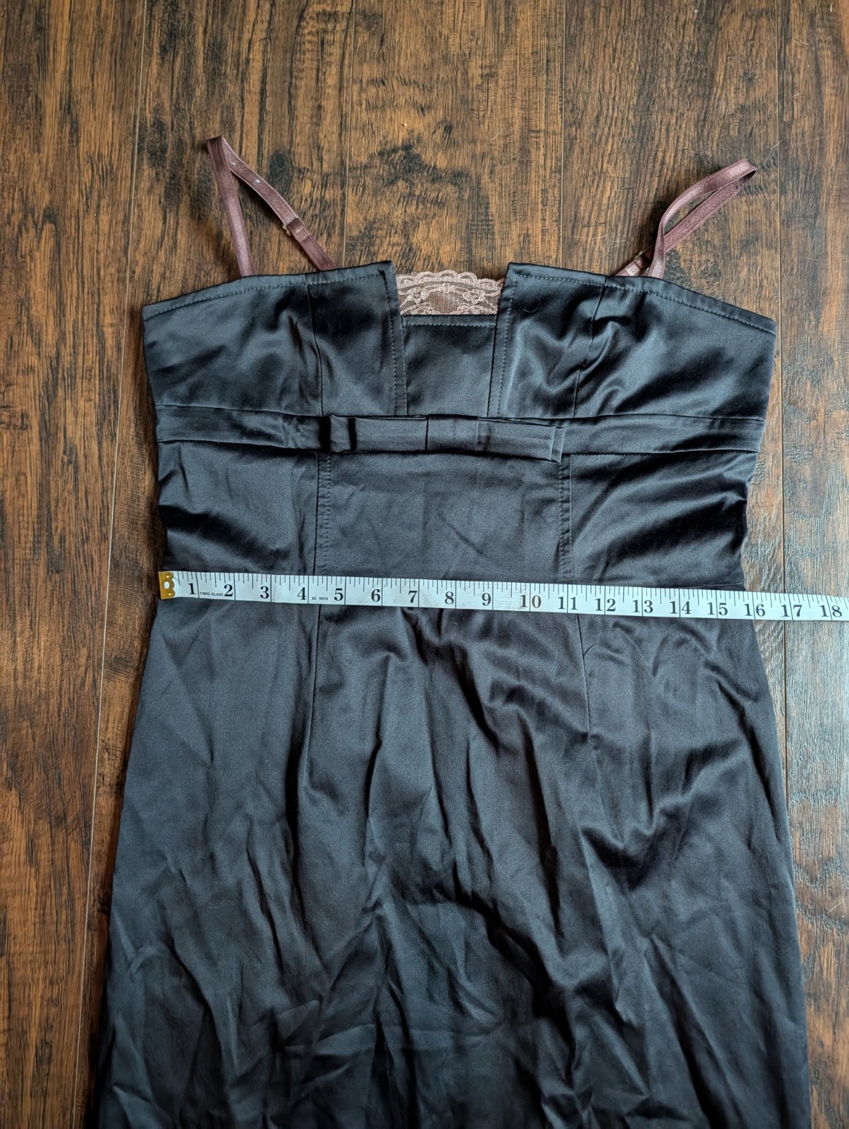 Teddy® S.p.a. Remini Italy Little Black Cocktail Abito Intero Dress, Size L