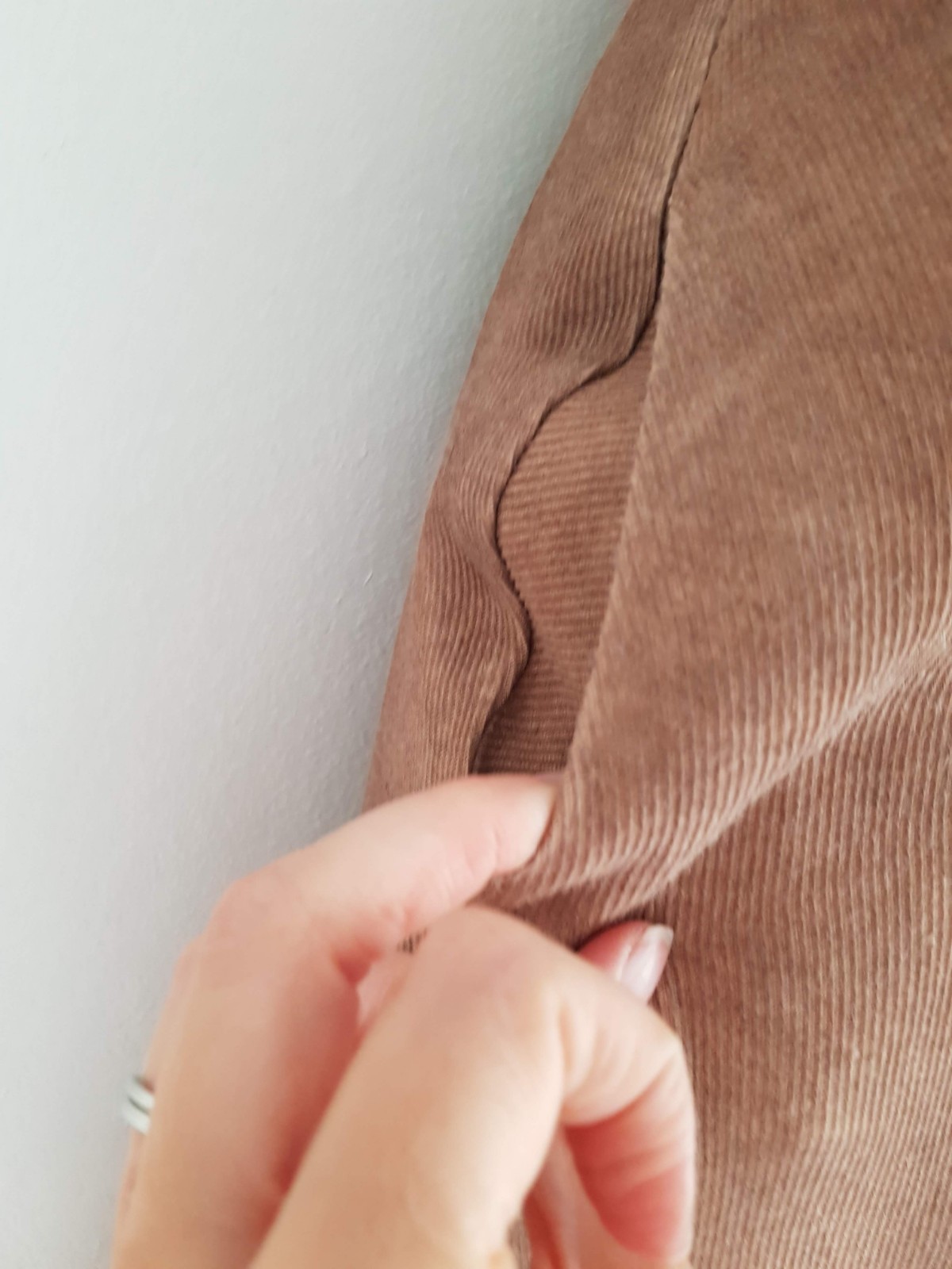 Zara Brown Textured Maxi Dress, UK Size M 10-12 Linen Pockets