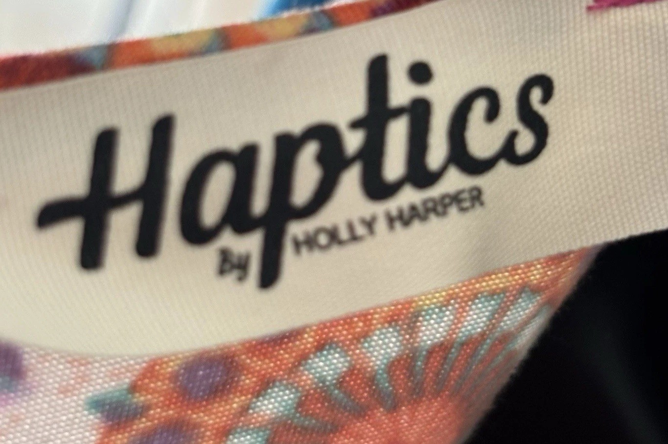 Haptics Holly Harper Maxi Dress L Rainbow Stripe Boho Floral Flutter Sleeve