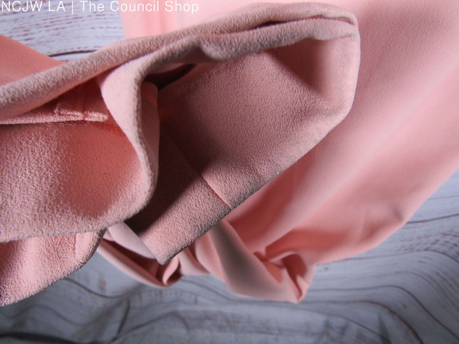 Alberto Makali Women’s Light Pink Ruffle Sleeve Dress Size 8