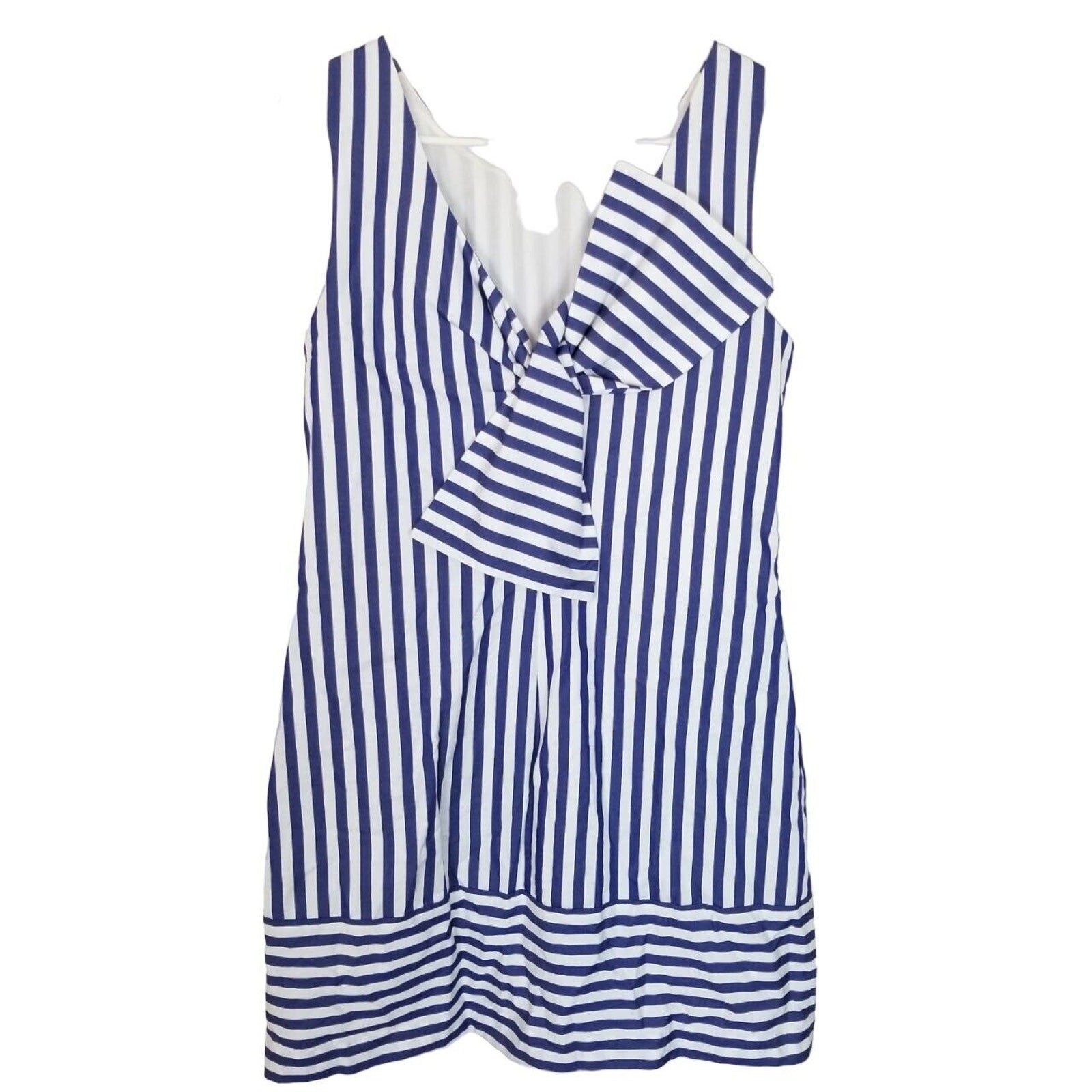 Vineyard Vines Womens Striped Beachcomber Mini Dress 4 Bow Back Preppy Nautical