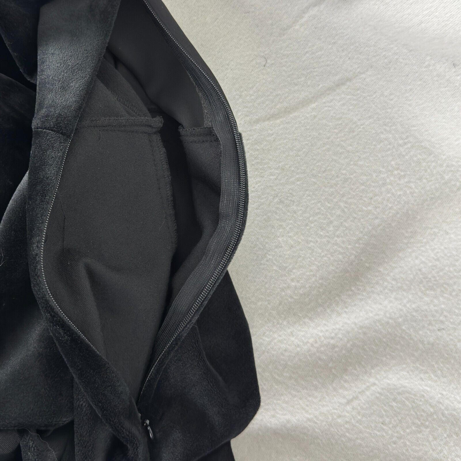 Jack: BB Dakota Sz 2 (S) Black Velvet Sleeveless V-Neck Midi Dress Slits & Mesh