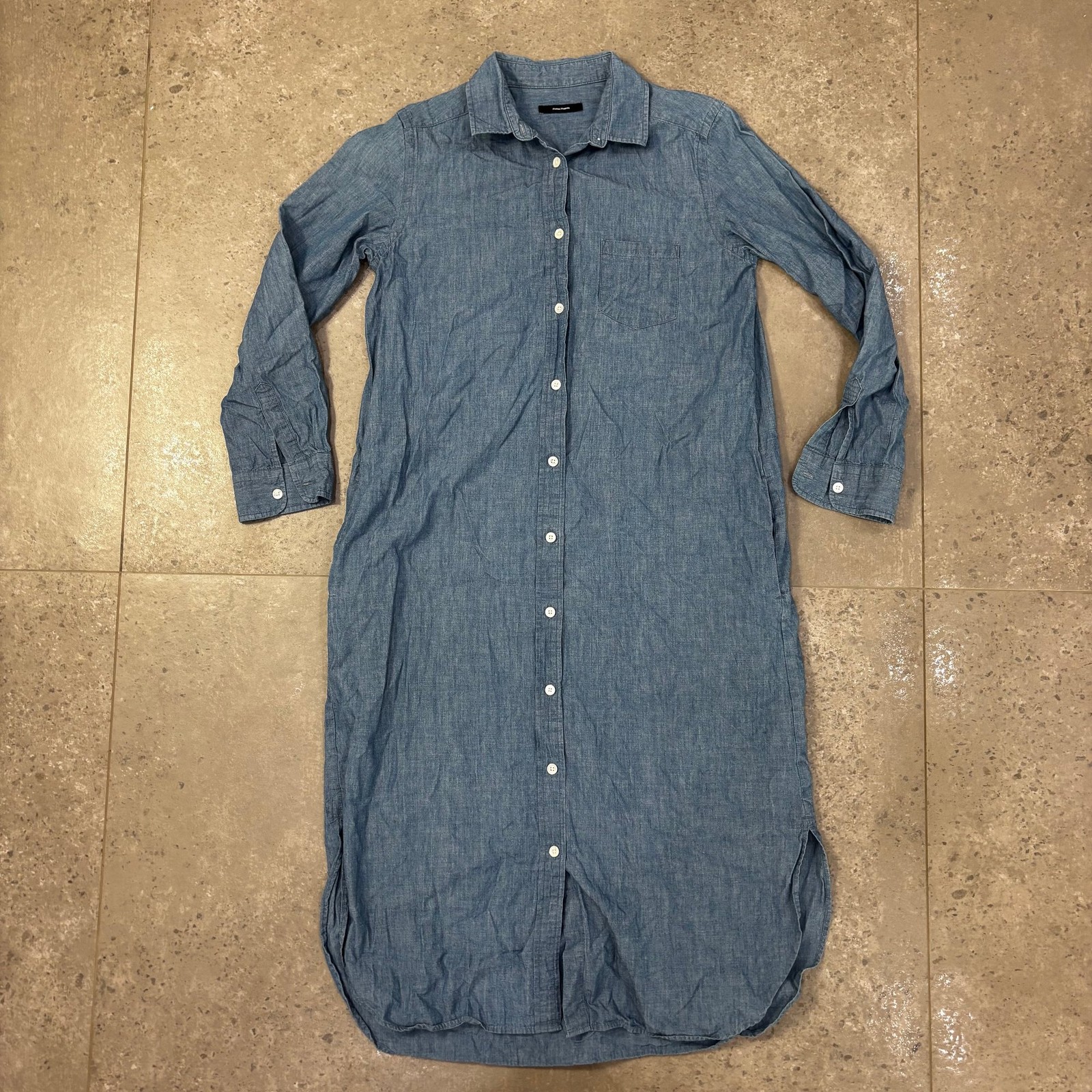 Journal Standard Denim Shirt Dress Women’s M Blue Button Front