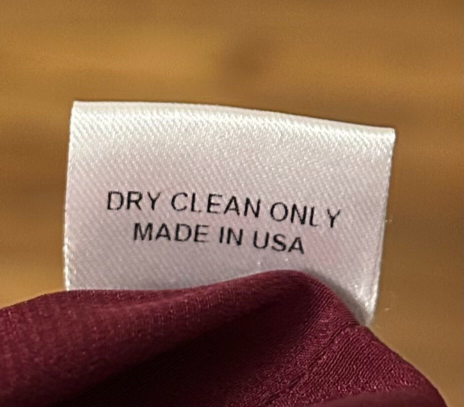 LYN DEVON Virgin Wool & Cashmere Blend Full-Zip Burgundy Dress (size: 6)