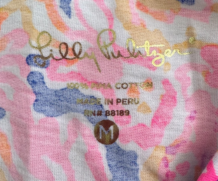 Lilly Pulitzer Marlowe Cotton Dress Medium Brilliant Blue It’s Electric