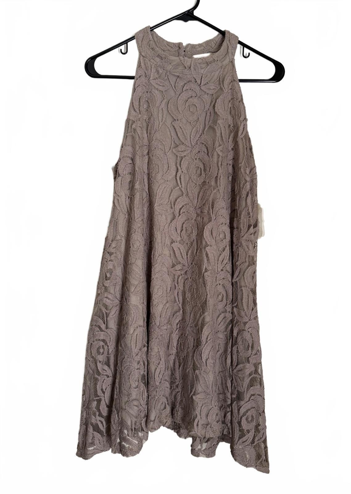 Altar’d State NEW Dress Size Small Latte Lace Sleeveless Coquette Cottagecore