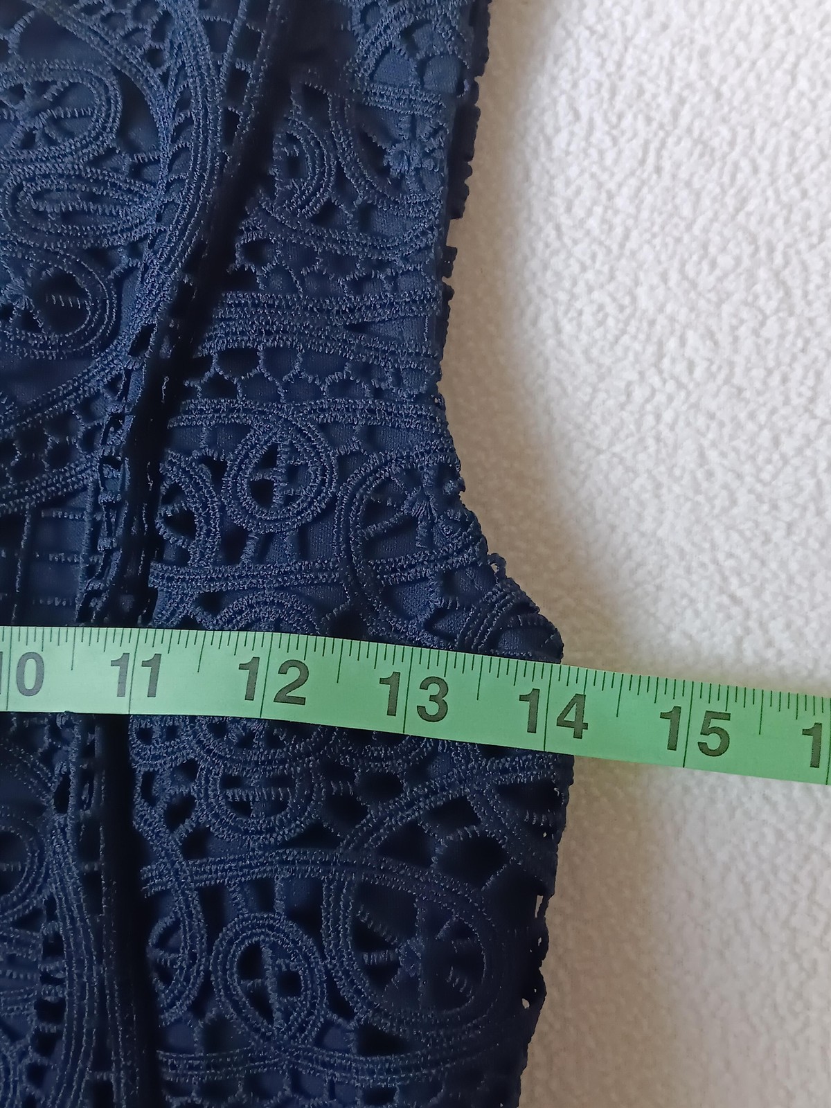 Dress Womens Small Blue Solid Lace Fit & Flare Sleeveless Short Lined Party