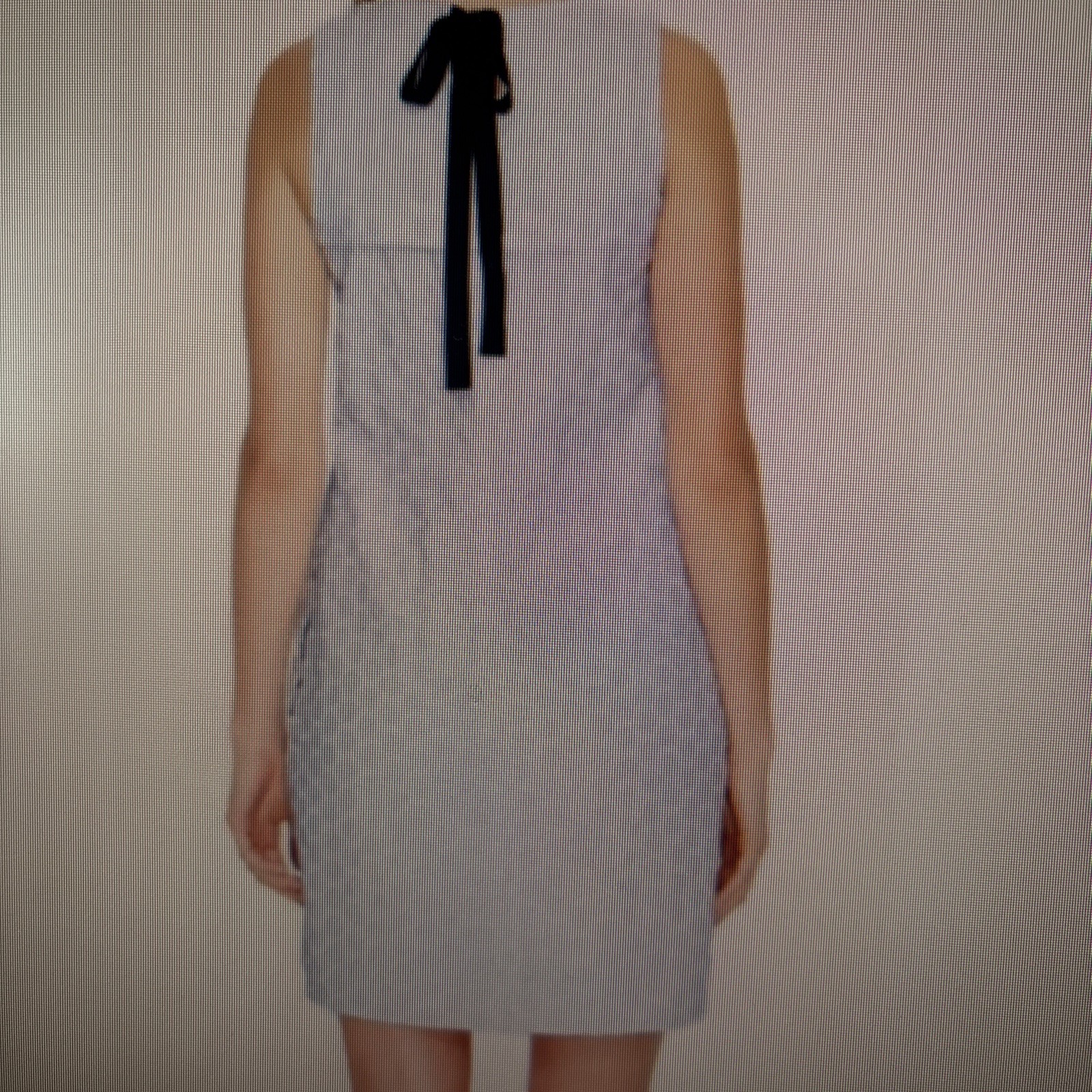 JCrew Blue White Seersucker Eyelet Shift Lined Side Pocket Dress New wo Tag sz 4