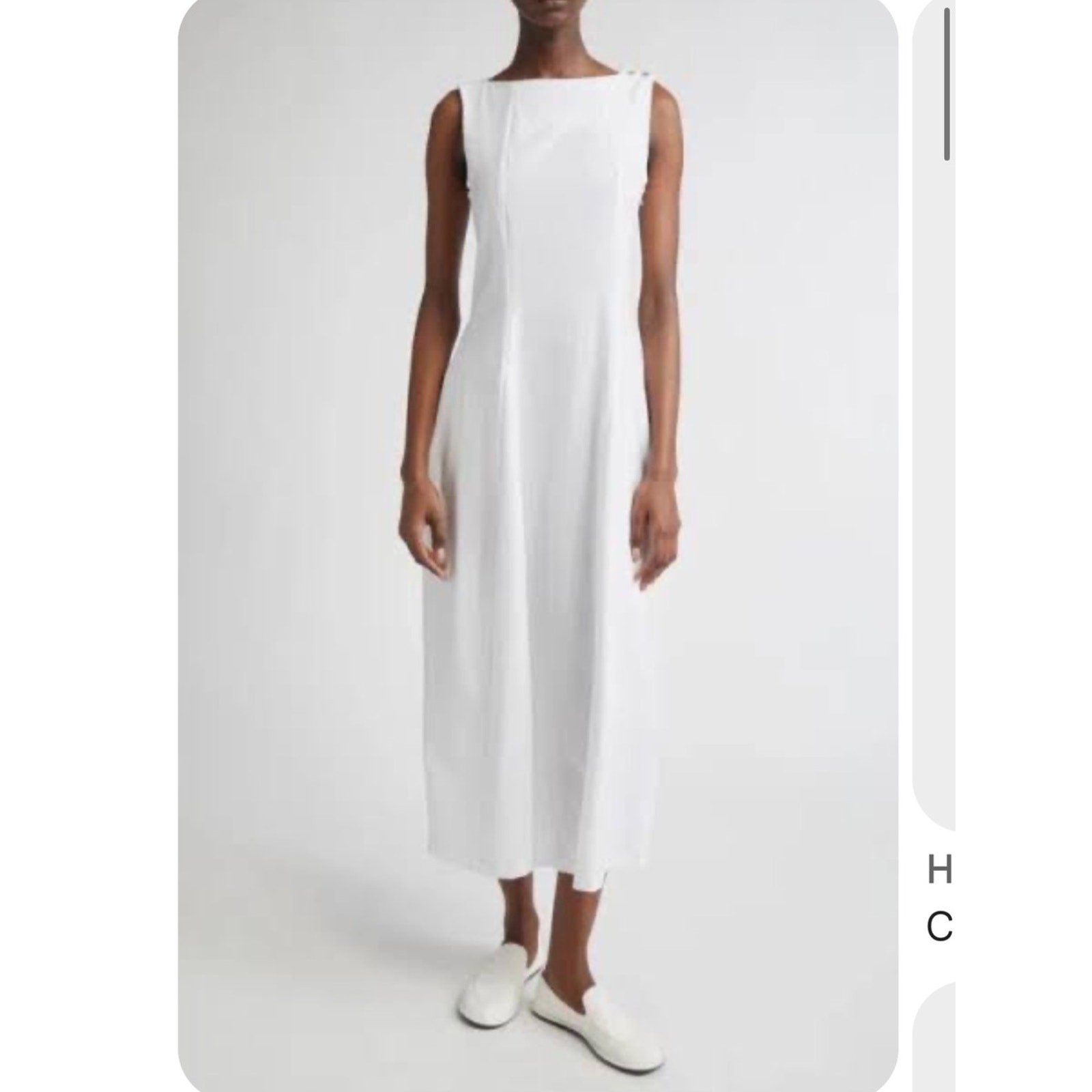 Herno Abito Donna White Sheath Dress Size 42 US 6 $470
