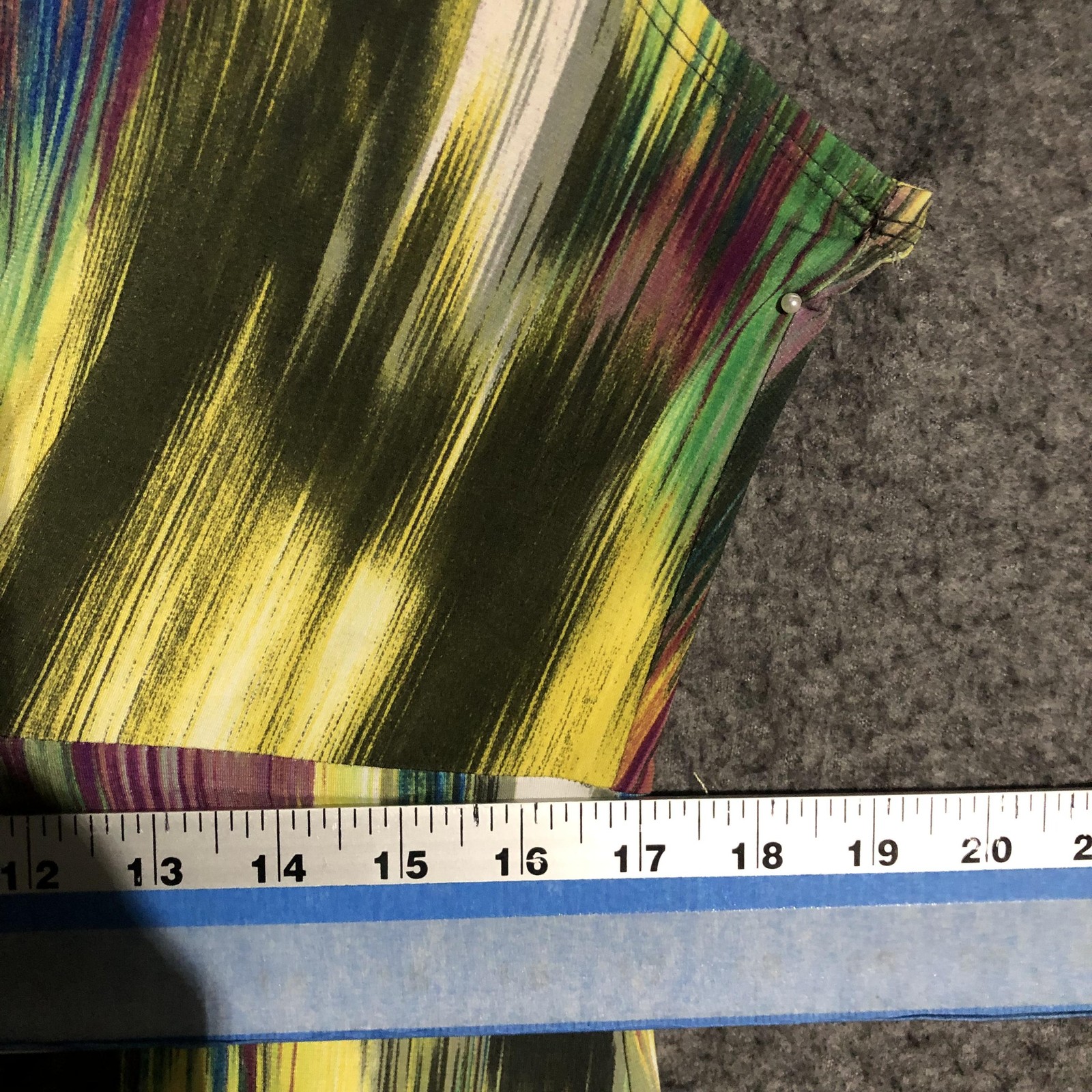 Elementz Dress Womens M Multicolor Abstract Maxi Wrap Jersey Sleeveless Travel