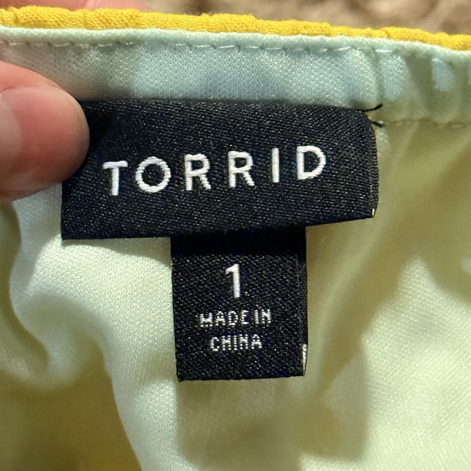 Torrid Womens Color Block Maxi Challis Tiered Dress Plus Size 1XL(14/16)