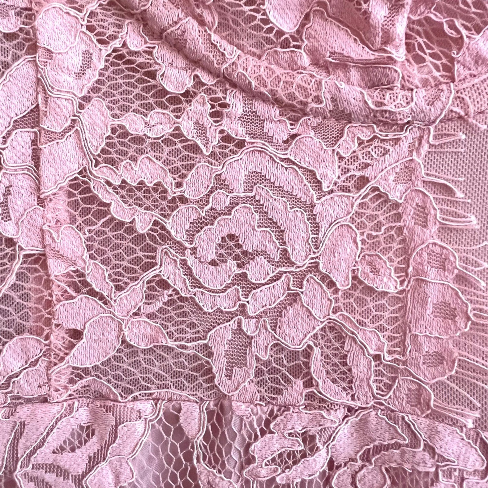 Forever 21 Pink Lace Bustier Mini Dress Adjustable Straps Feminine Sexy Womens L