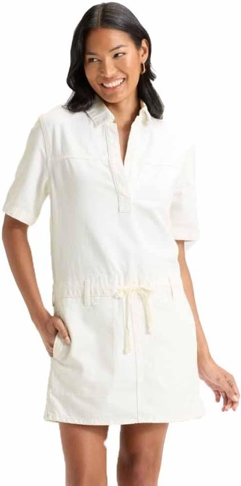 Women’s Short Sleeve Drop Waist Drawstring Mini Dress – Universal Thread