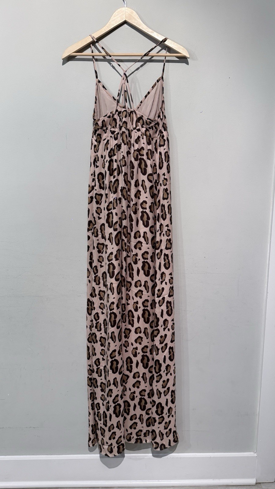 A/X Armani Exchange Women Cheetah Print Maxi Dress Sz 4-Small Party Cocktail