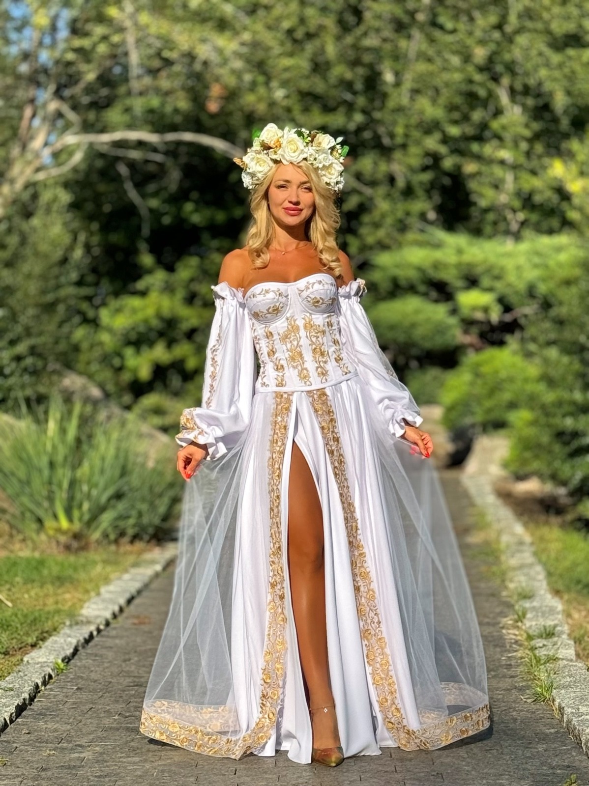 Ukraininan national embroidered dress Vyshyvanka
