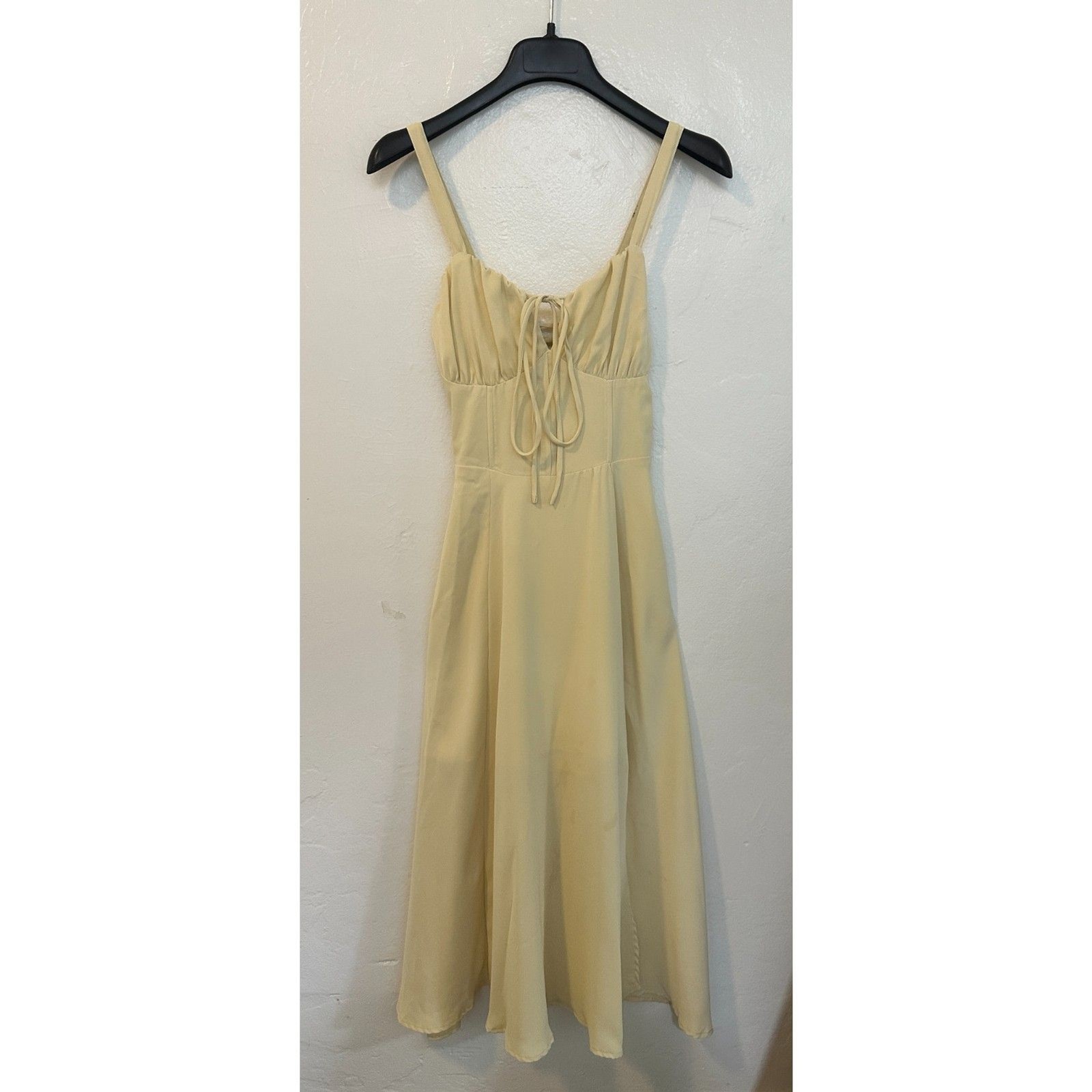 Women’s Butter Yellow Maxi Dress Size XS/S