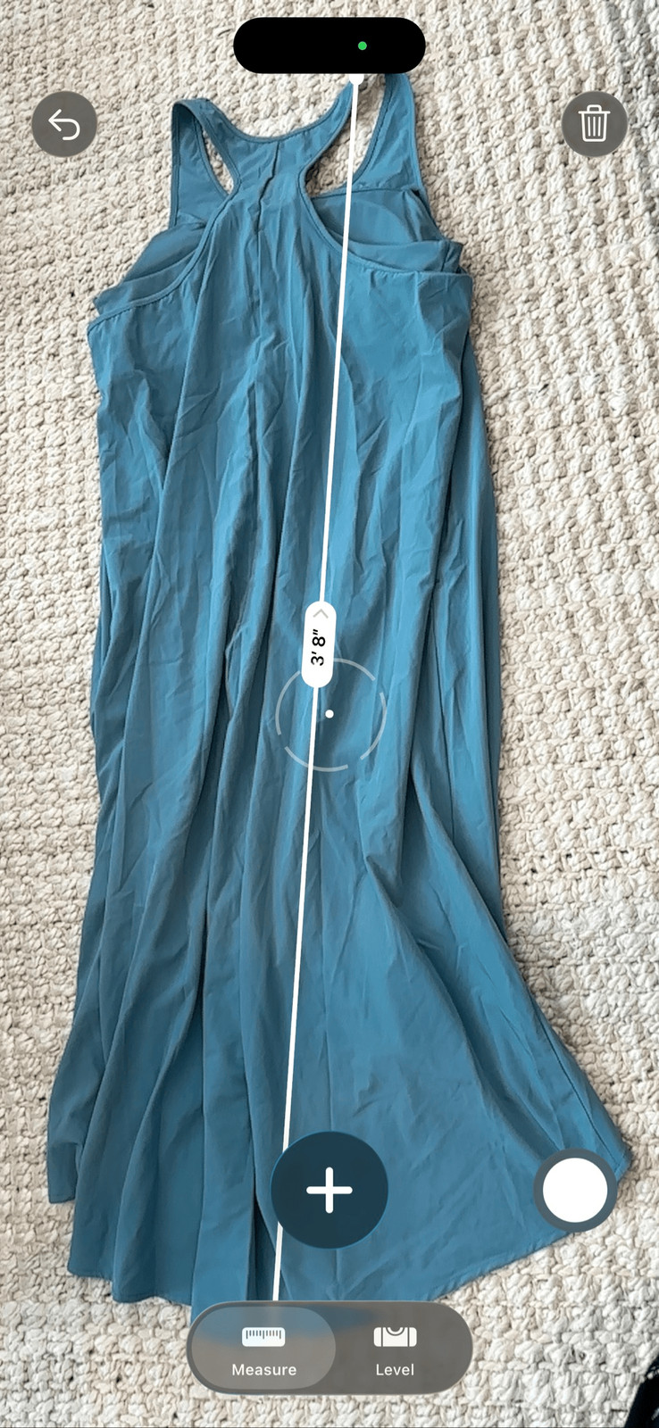 NWT Halara Breezeful Backless Racerback Side Pocket High Low Flowy Midi Quick Dr