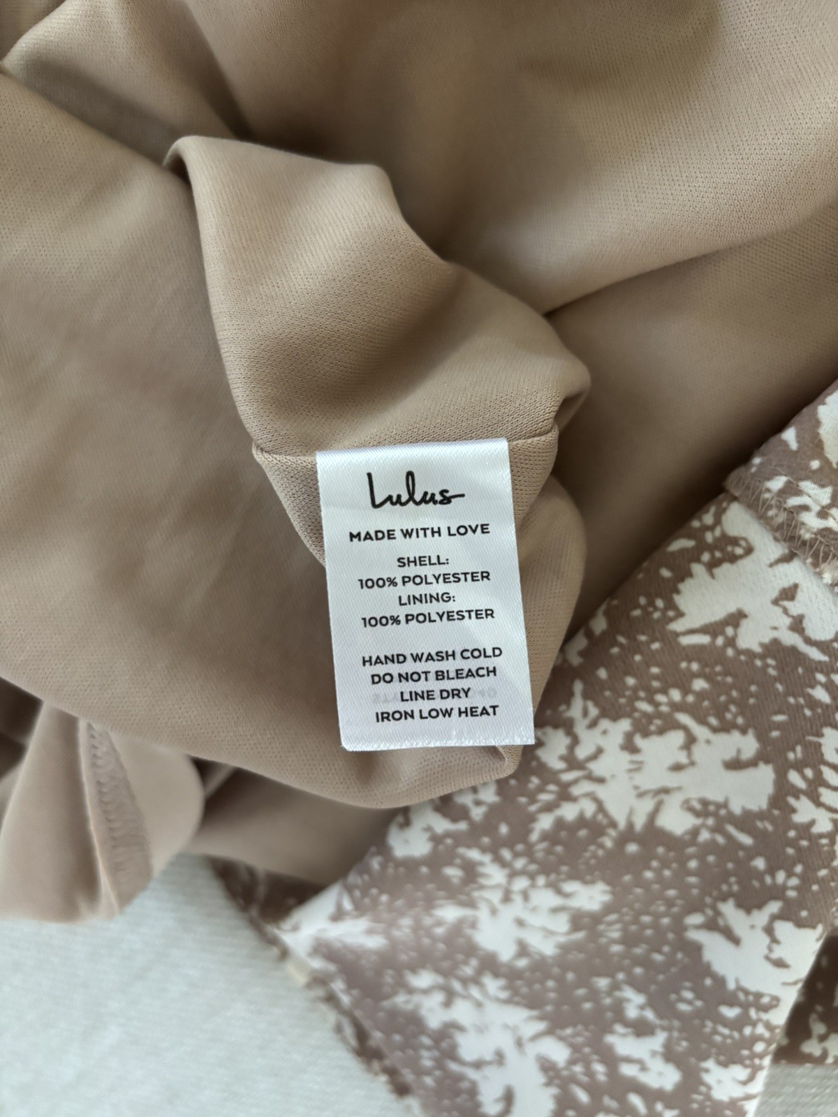 LULUS Brown Floral Strappy Backless Maxi Dress Size S