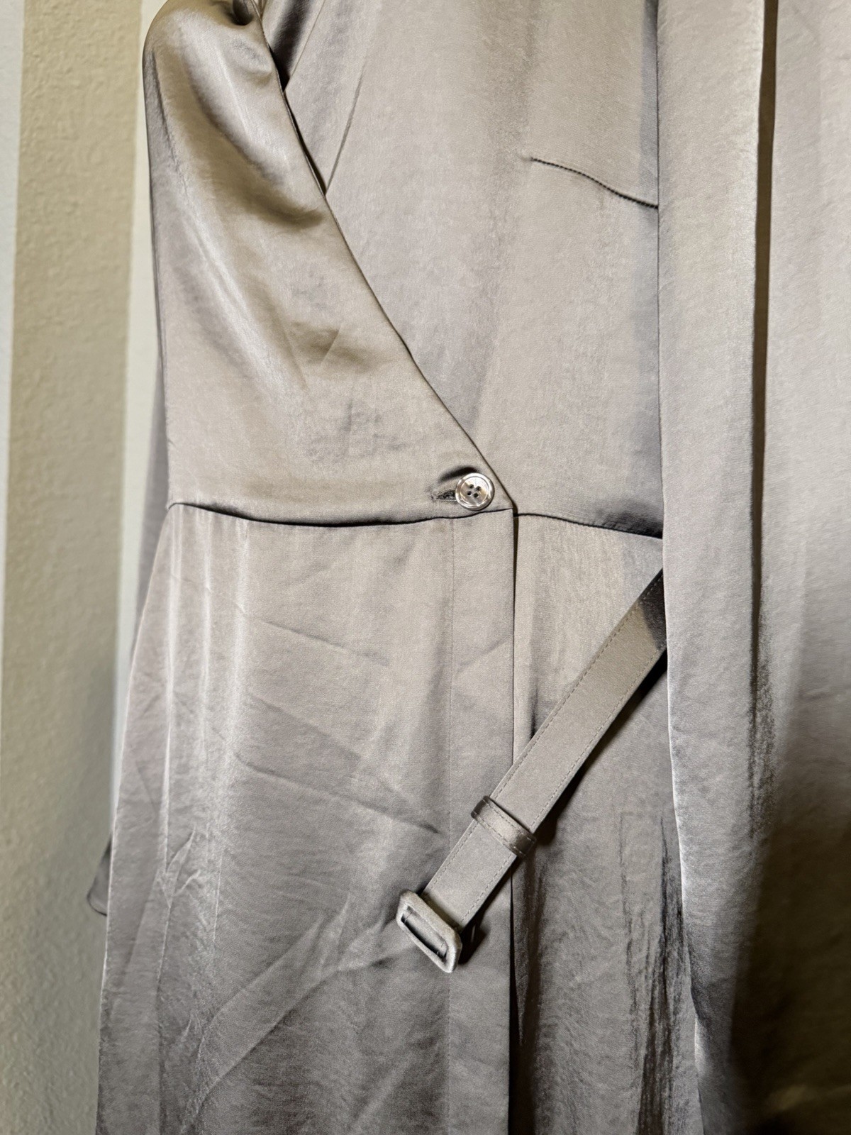 NWT $2690 Ralph Lauren Collection Aniyah Washed Charmeuse Day Dress Sz 16
