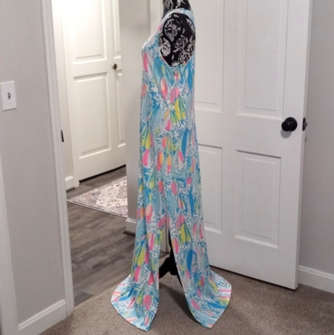 ⛵️LARGE HTF Lilly Pulitzer⛵️ – Kerri Maxi Dress