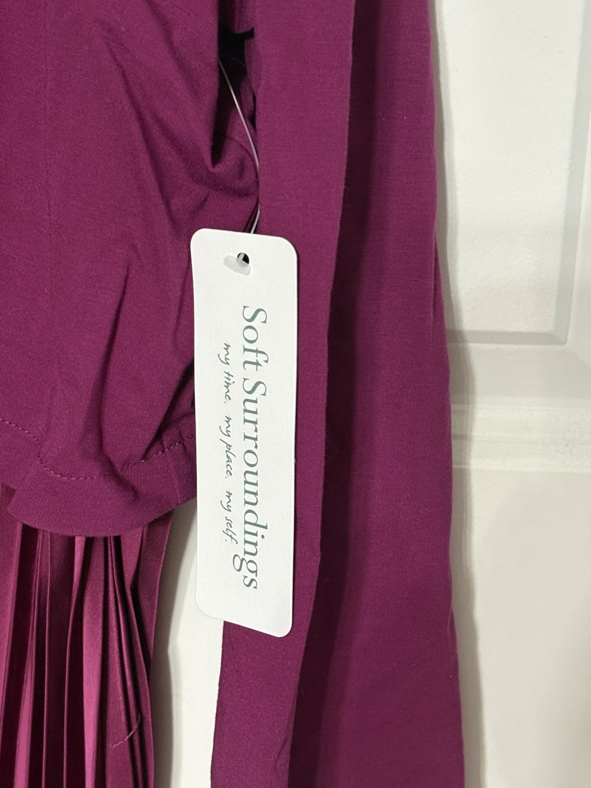 New with Tags Soft Surroundings Cassandra Dress (Style 2GA23) magenta purple