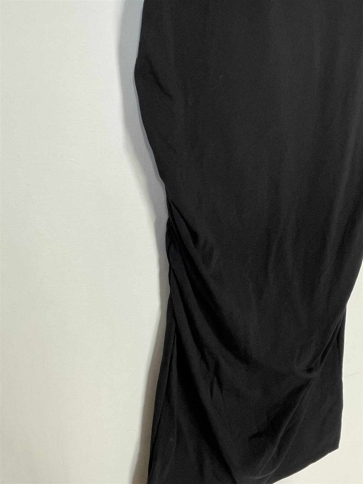 Isabel Maternity T-Shirt Dress Womens X-Small Short Sleeve Soft Stretch Black