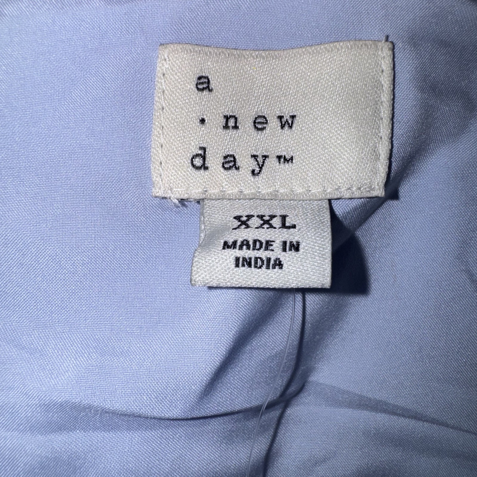 A New Day Light Blue Surplice V-neck Dress Women’s XXL Flutter Sleeve NWT