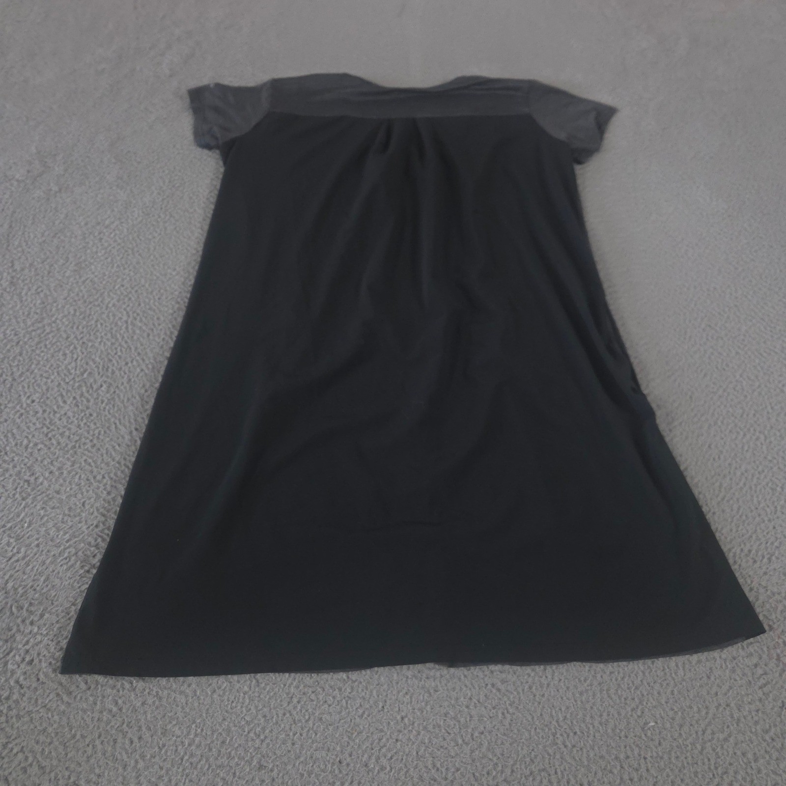 Columbia Dress Womens Large Gray Hazel Springs Heathered Short Sleeve Pockets