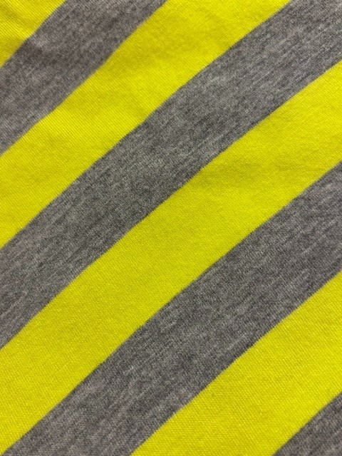 Kate & Mallory Asymmetrical Grey and Yellow Dress, Size XL, Pre-Owned