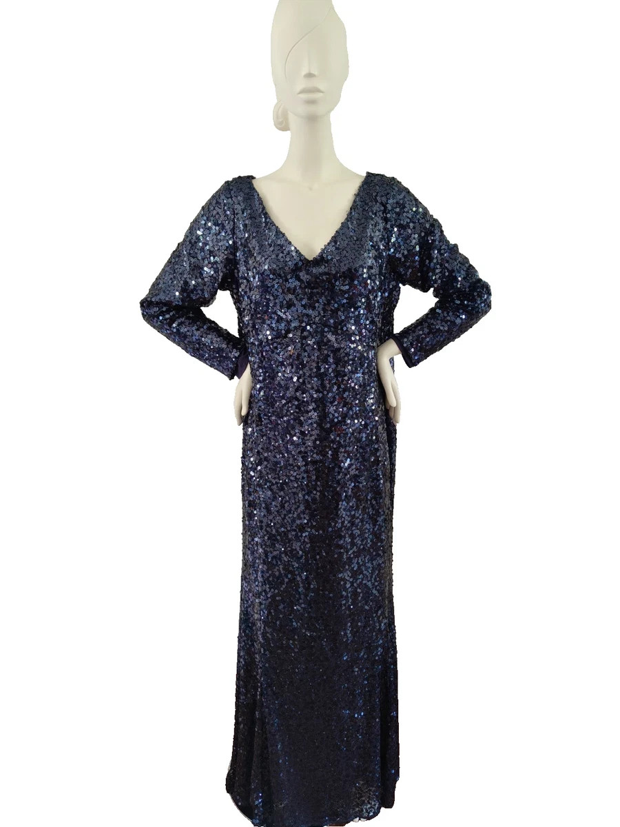 ✨MARINA RINALDI Long Embroidered Dress Plus Size MR 25= IT54, DE46, FR50, GB20