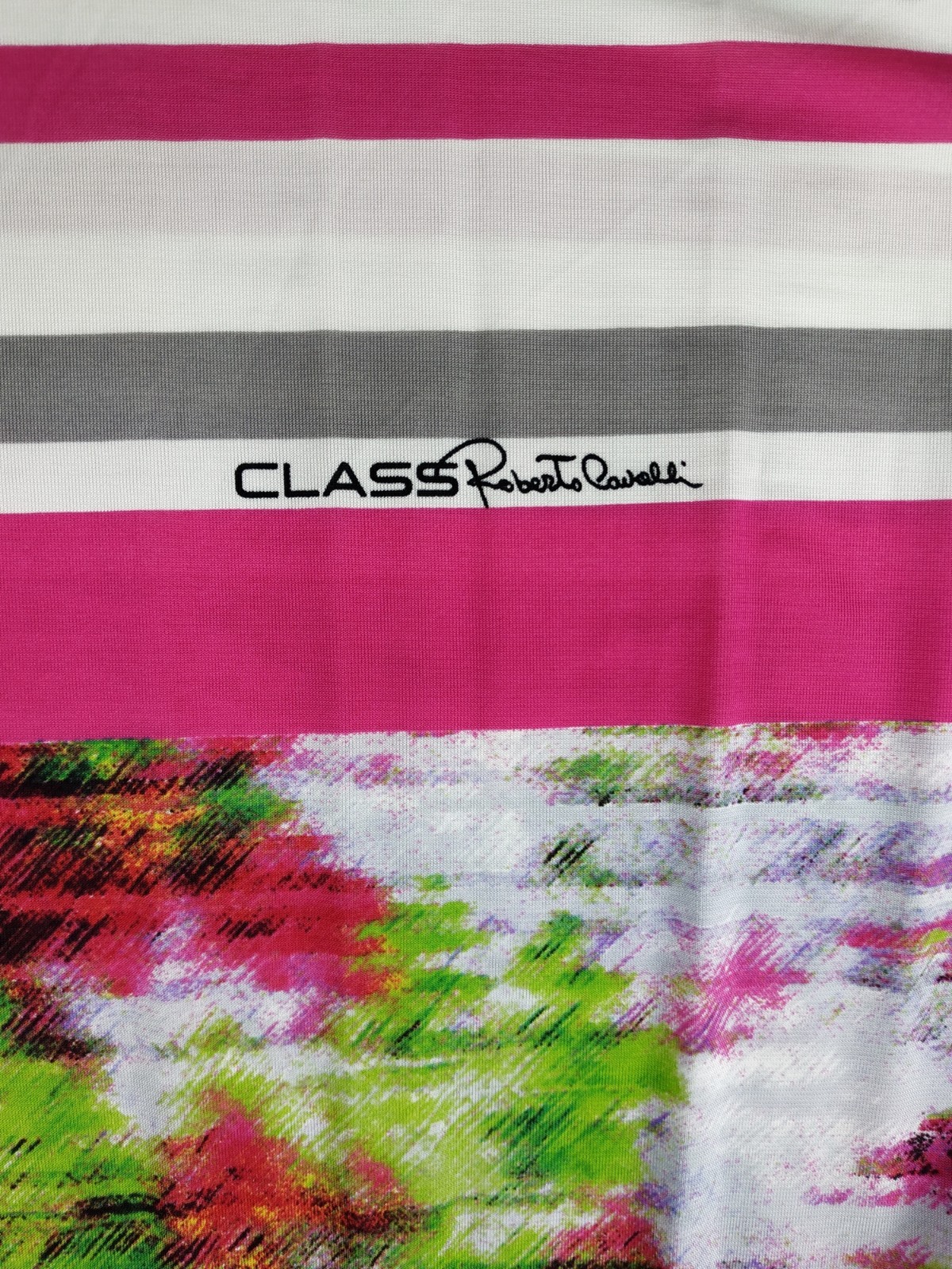 Class Roberto Cavalli Multicolor Viscose Sleeveless Dress Size I 42 | US 8