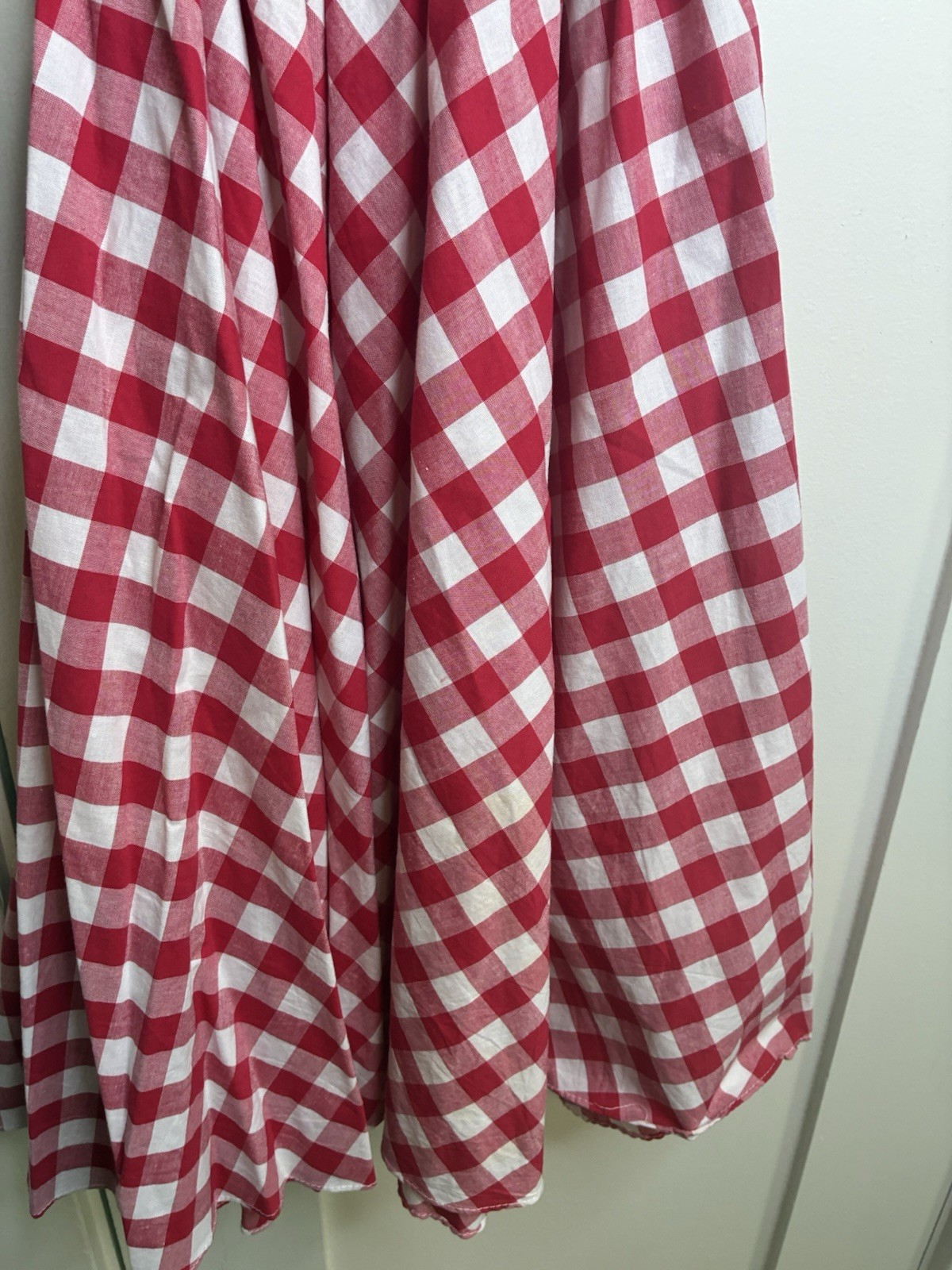 Bernie Dexter Gingham Check Retro Style Dress Made In USA Women’s Medium