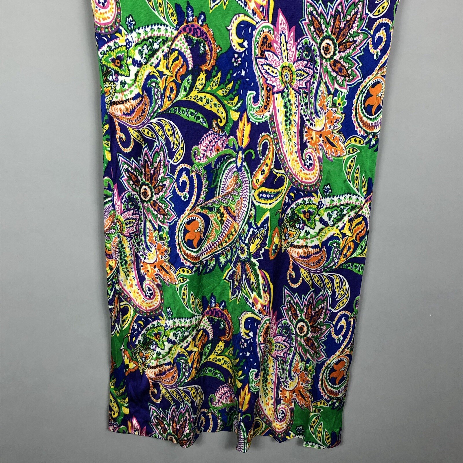 Ralph Lauren Sport Paisley Print Pullover Dress XS Short Sleeve Colorful Casual