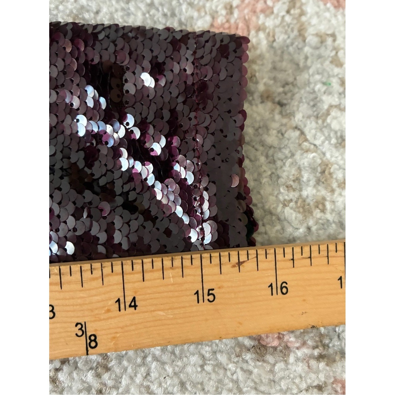 Essue Sequin Long Sleeve Party Dress – Dark Plum-Sz M