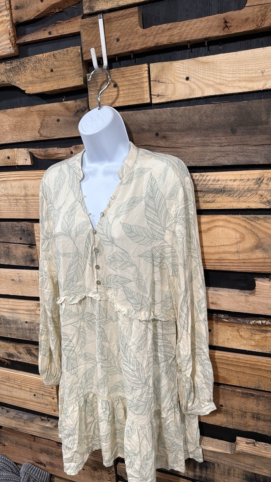 The Normal Brand Alexis Tiered Peasant Dress In Palm Desert Print Women’s Small