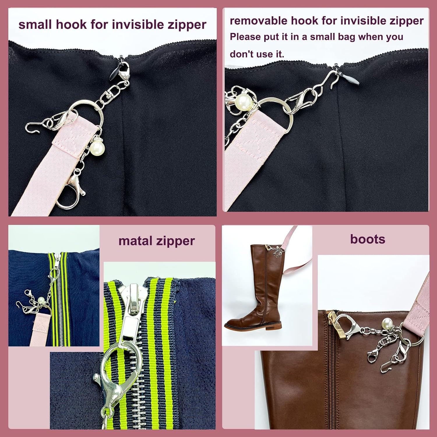 Zipper Pull Helper – Invisible, Back, Dress & More Zipper Assistance Tool