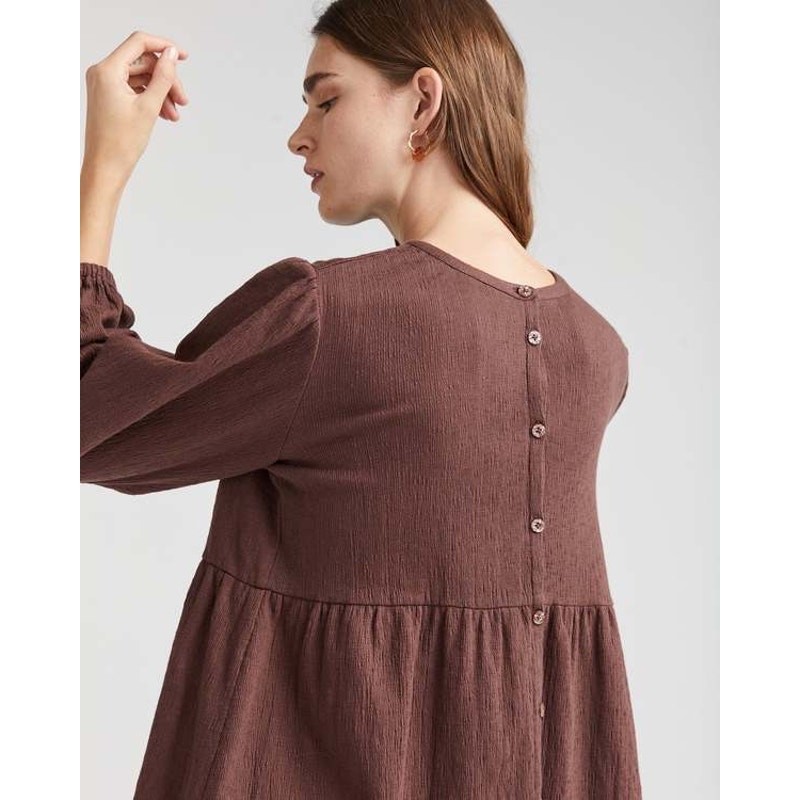 Boutique cotton gauze dress M