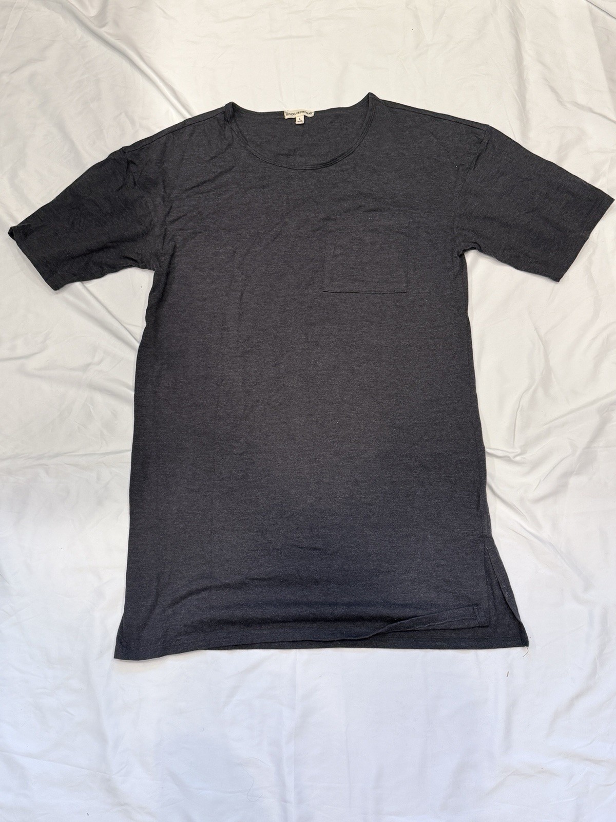Gray Tee Shirt Dress Size L Zenana Outfitters