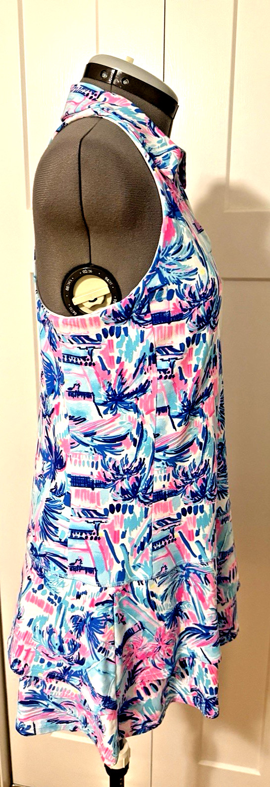 Lilly Pulitzer UPF 50+ Luxletic Dania Dress Medium Ravello Blue Perfect Match