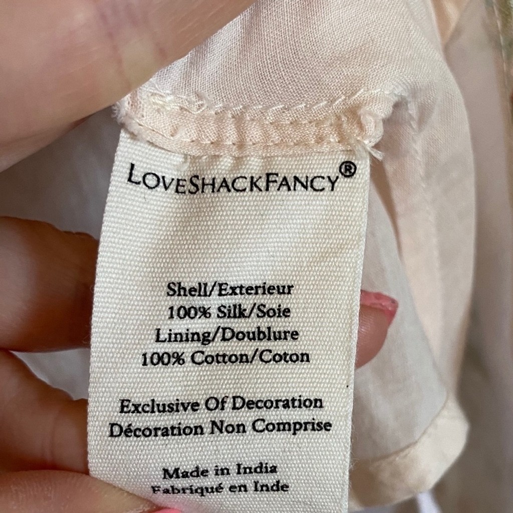 Nwt LOVESHACKFANCY Cosmo Hi Low Floral Dress 2