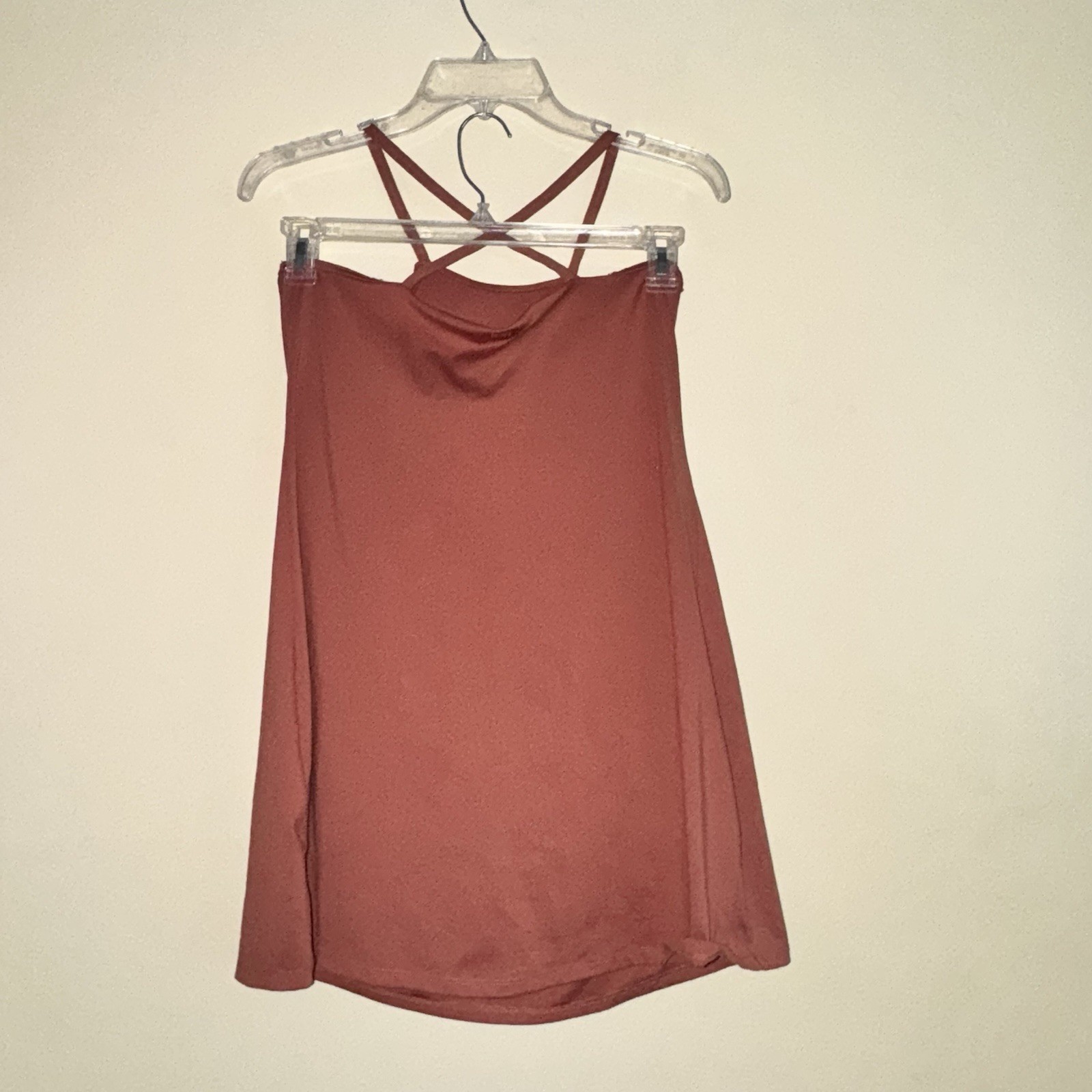 MWL Madewell Weathered Brick Flex Fitness Dress Size L NWOT!