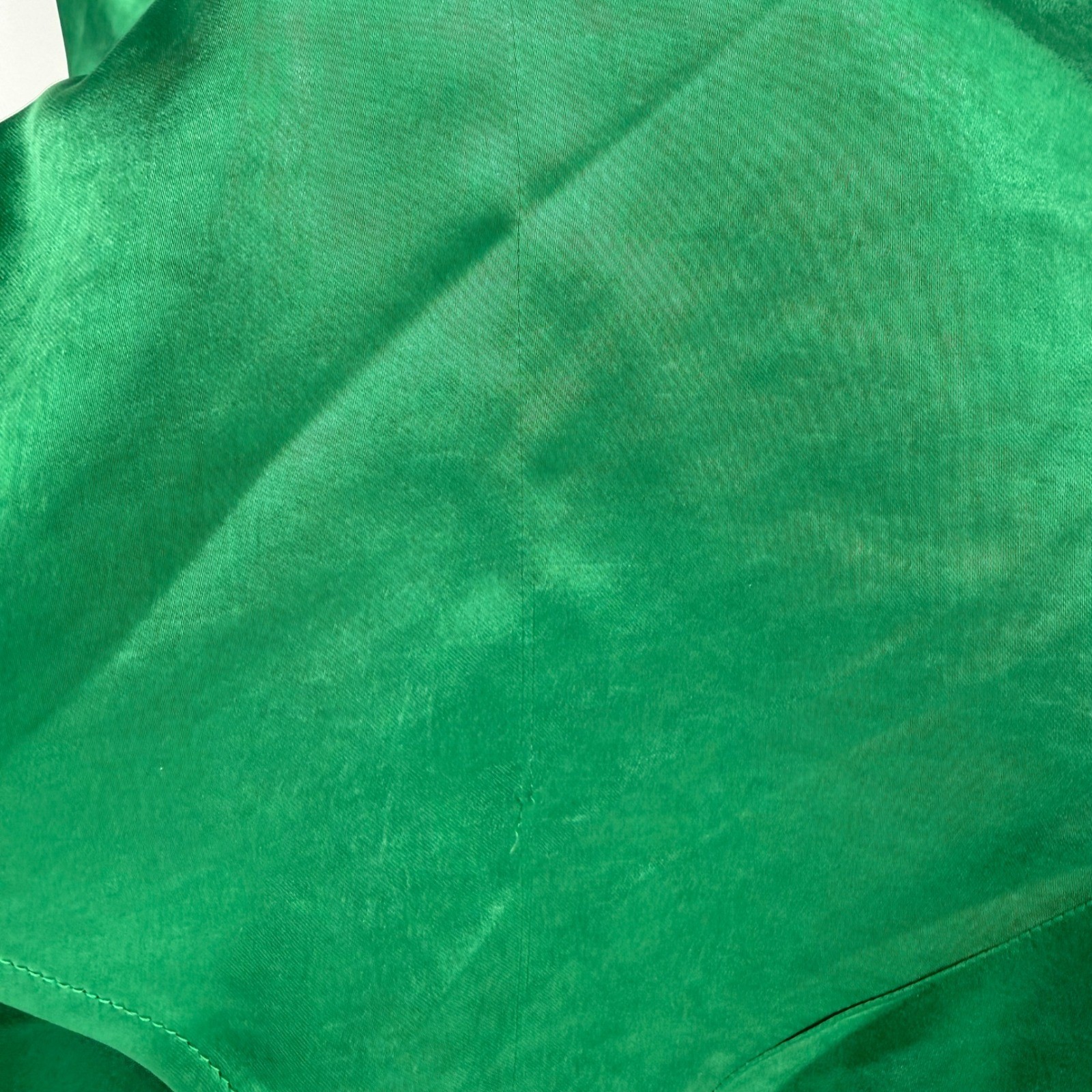 RUNAWAY THE LABEL RAELYN MAXI DRESS EMERALD GREEN SATIN OPEN BACK MEDIUM NWT