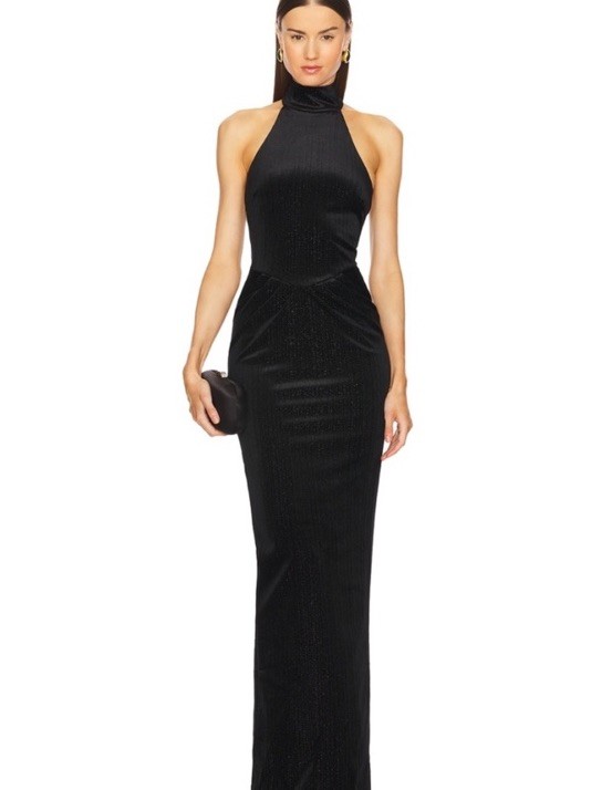 Michael Costello × REVOLVE Ataya Gown in Black Size S