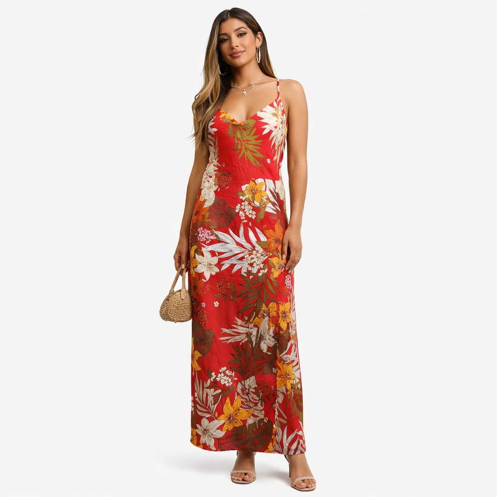 PAPER HEART Anthropologie 90s Y2K Slip Dress Sz M Floral Romantic Coquette Fairy