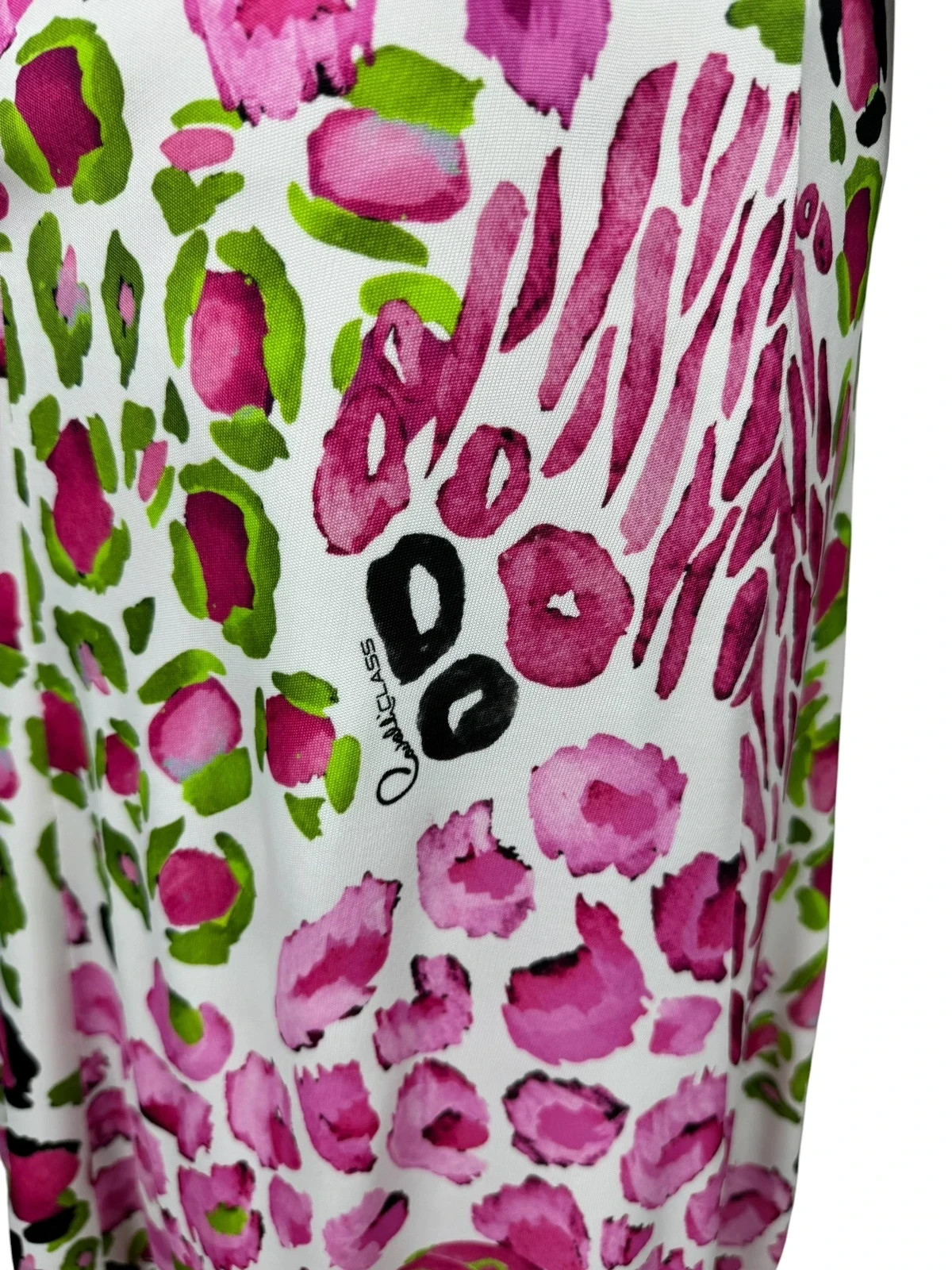 Cavalli Class Dress Animal Print Viscose