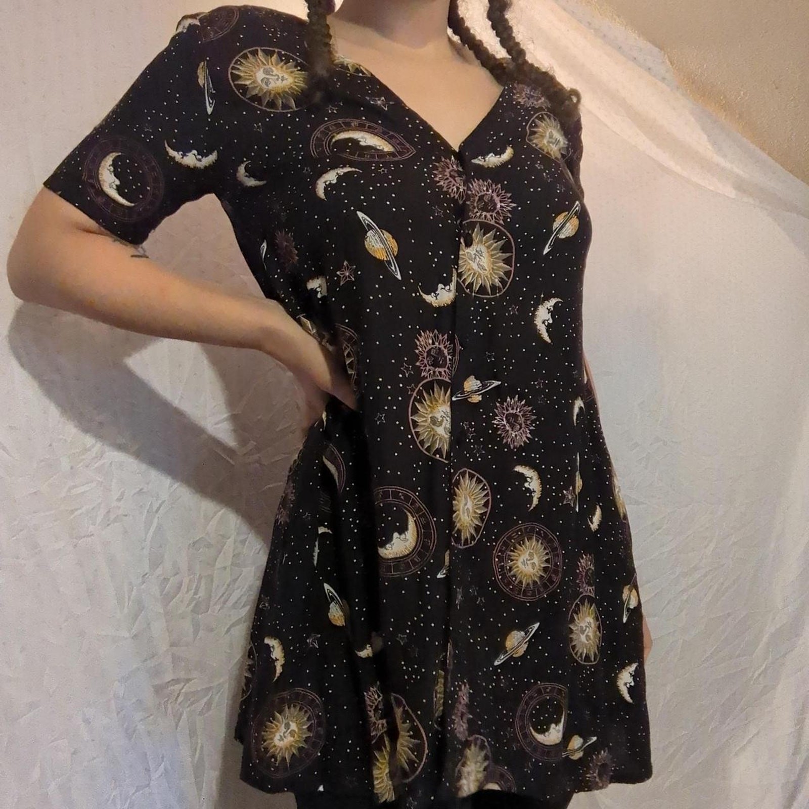 Motel rocks flowy witch dress