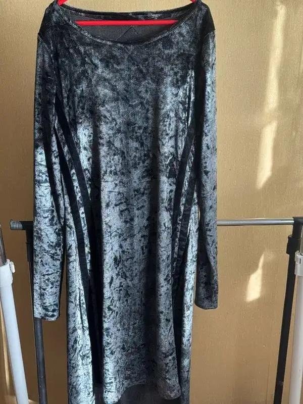 Women Alexander Wang Dress Grey Velour 46