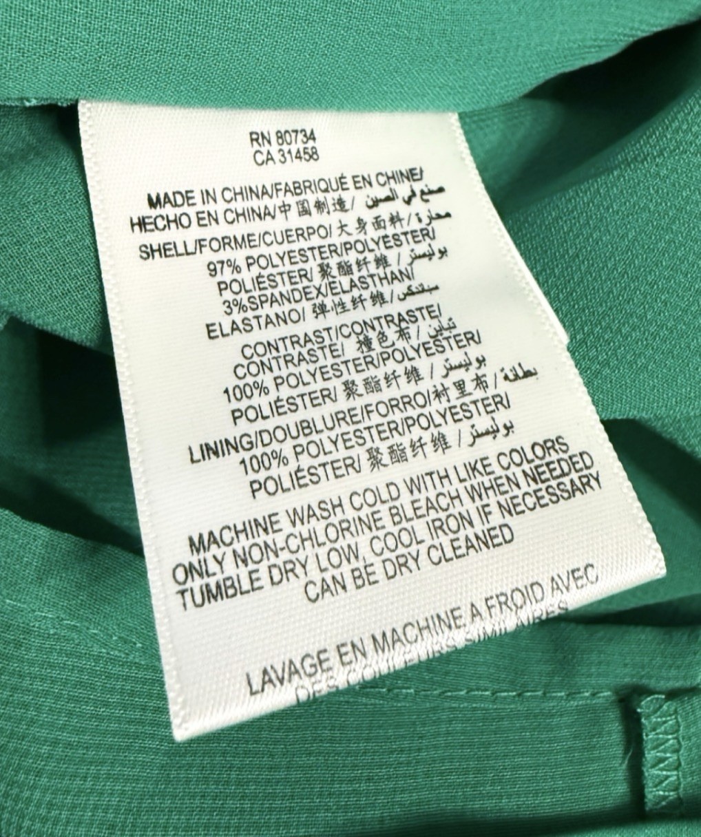 BCBGeneration Green Satin Bow Front Dress Size S Black Straps Cocktail