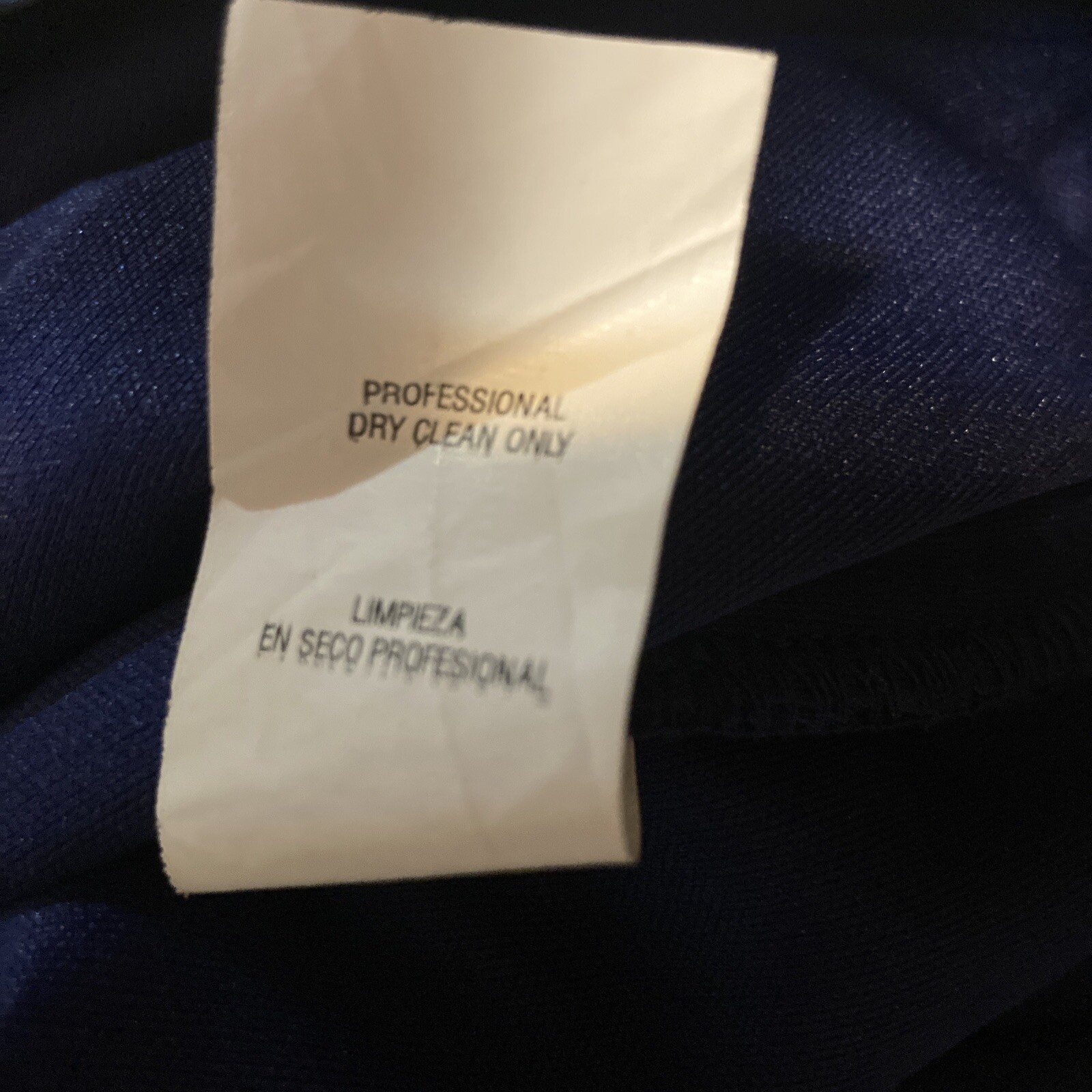 City Triangles dress Dark Blue Size 9 Short Back Zip Halter Top Tie Back Varied