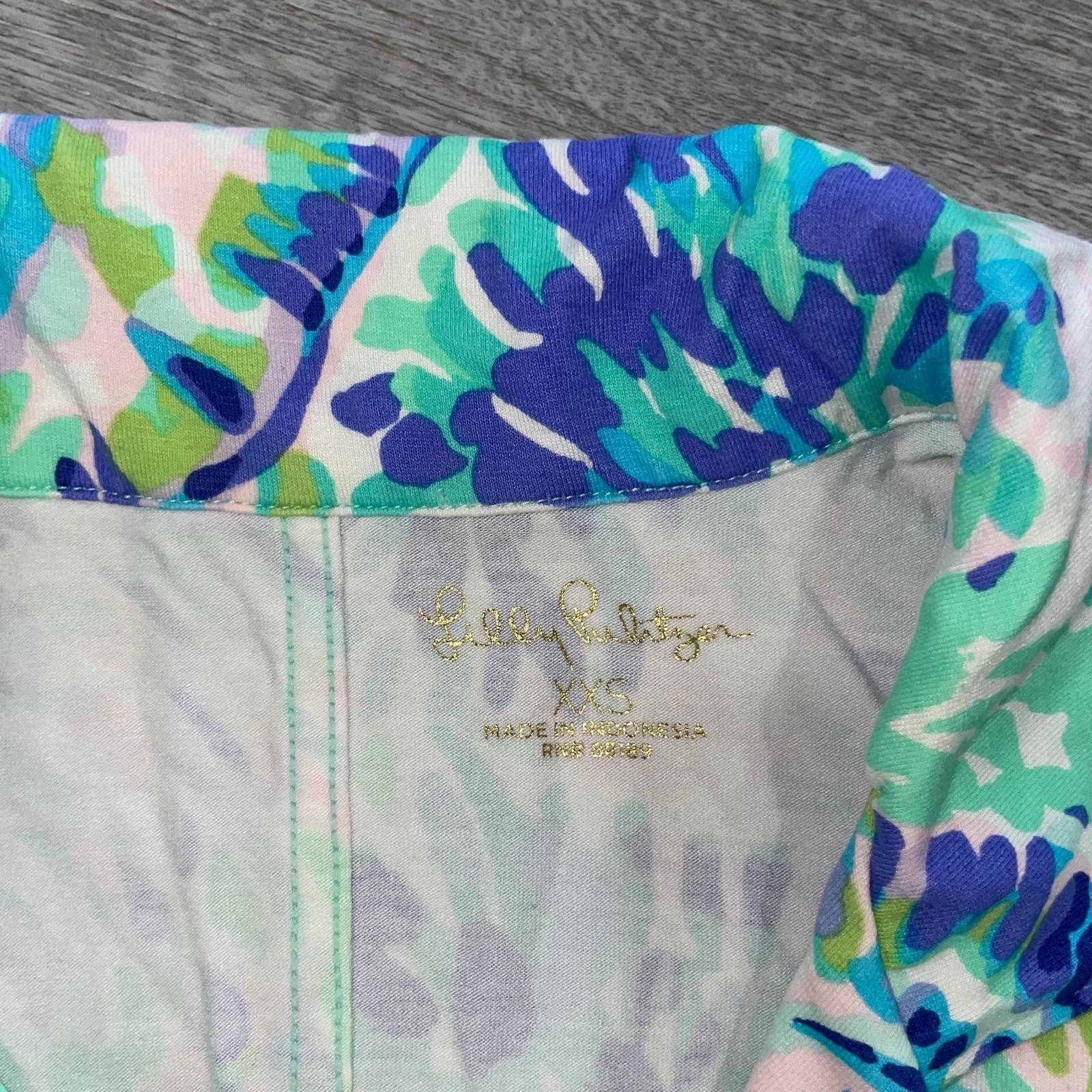 Lilly Pulitzer Quincy UPF 50+ Shell Of A Party Summer Midi Dress Women’s XXS